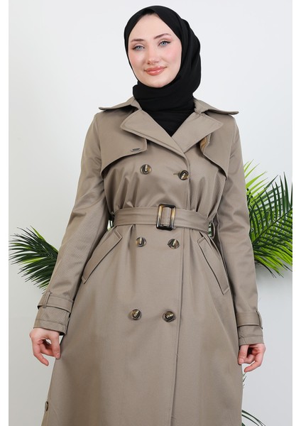 Pera Trençkot Açık Haki indirimleri