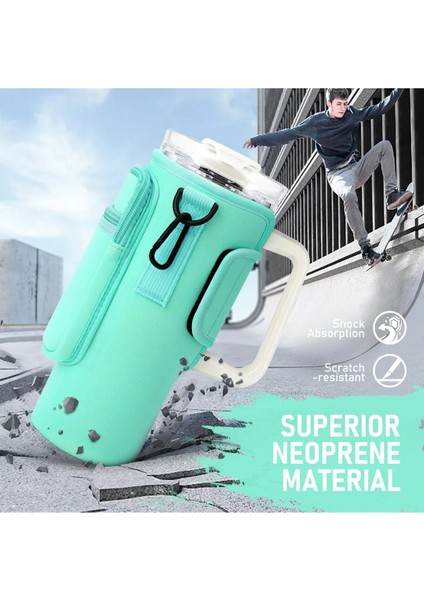 Quencher 1.18 Lt Termos Askılı Neopren Koruma Termos Kılıfı Çanta ve Omuz Askısı Aksesuar fırsatları