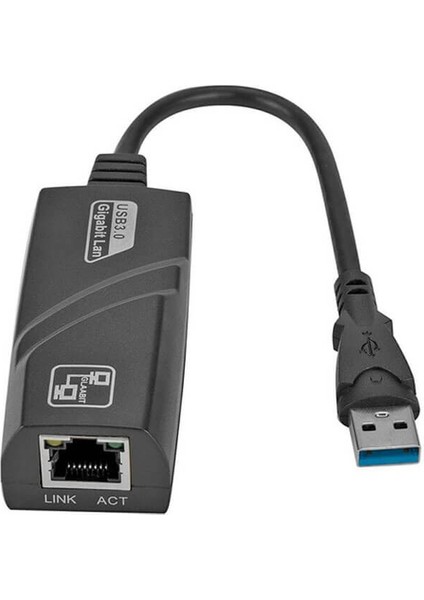 RJ45 Ağ Adaptörü RTL8153 Lan Ethernet Internet USB 3.0 Çevirici Converter Adaptör Harici Gigabit Ağ