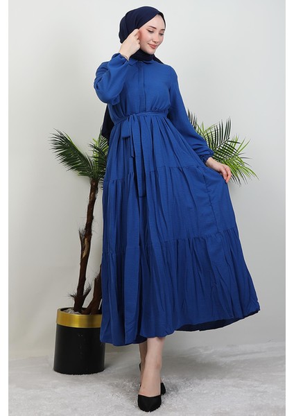 Evren Düğmeli Elbise Mavi fırsatları