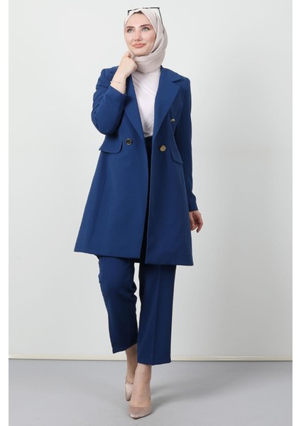 Blazer Ceket Takım Koyu Mavi