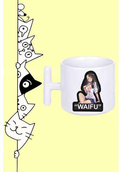 Nagatoro Hayase Karakter Don't Toy With Me, Miss Anime Tasarım Baskılı Beyaz T Sap Kupa Bardak