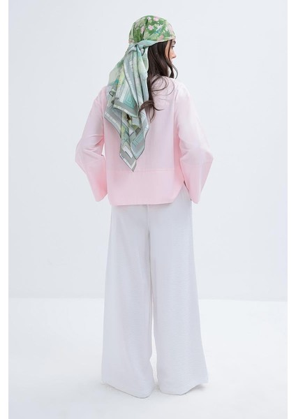 Beyaz-Geniş Paça Pantolon modelleri