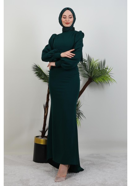 Lavin Krep Elbise Zümrüt fırsatları