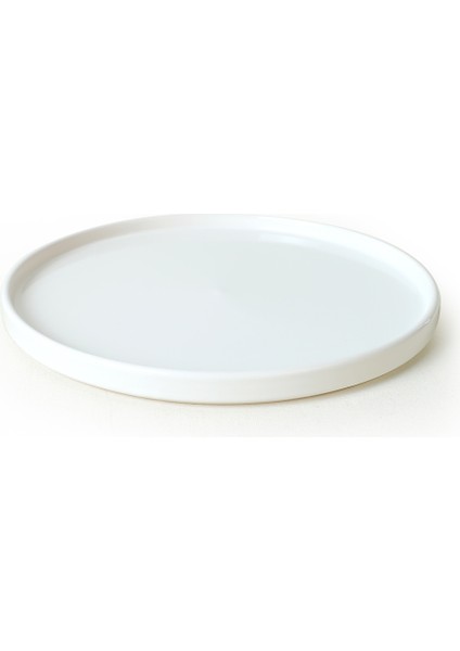 Beyaz Stackable Servis Tabağı 27 cm 6 Adet 006