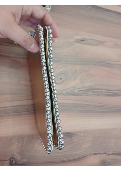 Wolını 3 Gözlü Gümüş Zincir Askılı El ve Çapraz Çanta fırsatları