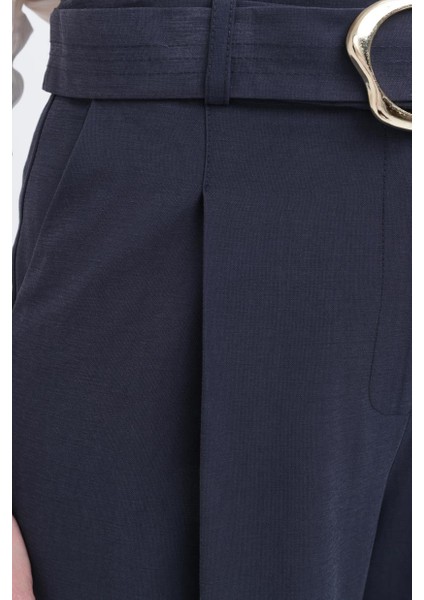 Indigo-Kemerli Palazzo Pantolon indirimleri