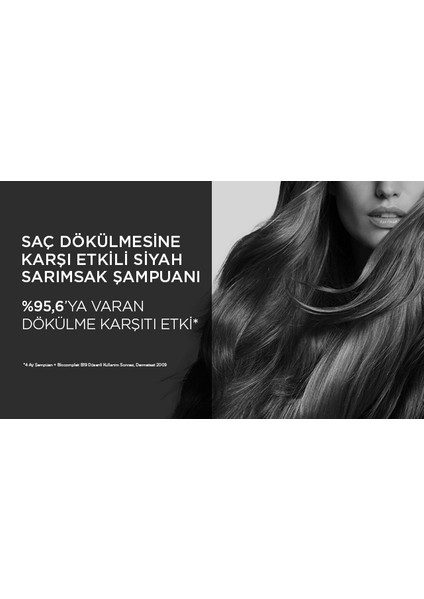 Siyah Kara Sarımsak Şampuanı 1000 ml