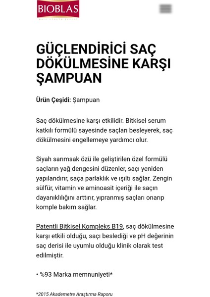 Siyah Kara Sarımsak Şampuanı 1000 ml