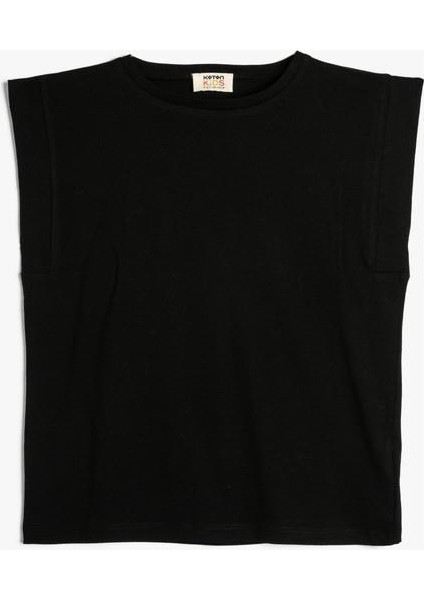 Basic Tişört Kolsuz Pamuklu