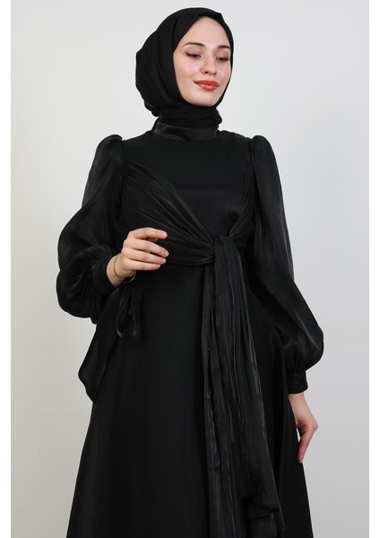 Sümbül Tesettür Elbise Siyah indirimleri