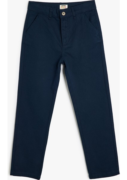 Yeni Sezon Chino Pantolon Cepli Pamuklu