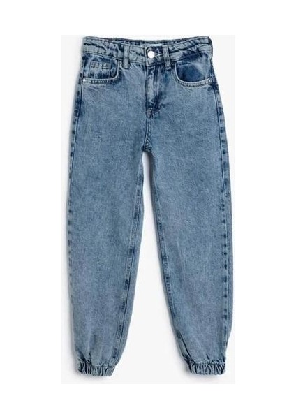 Kız Çocuk Jean Pantolon Koyu Indigo 5WKG40090AD