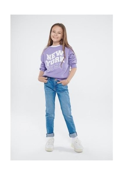 Çocuk Lara Mavi Jean Pantolon 7010133-83814
