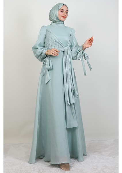 Sümbül Tesettür Elbise Açık Mint fırsatları