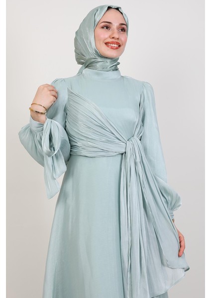 Sümbül Tesettür Elbise Açık Mint indirimleri