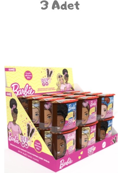 Dipn Go Chocolate Popping Candy 55G 3 Adet