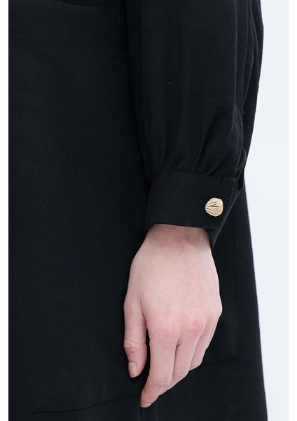 Siyah-Hakim Yaka Büyük Cepli Ferace indirimleri