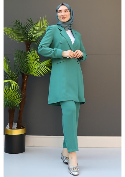 Blazer Ceket Takım Mint modelleri