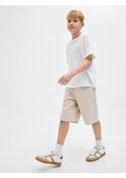 Jack&jones Jjıalex Baggy Fit Erkek Çocuk Denim Şort 12274998