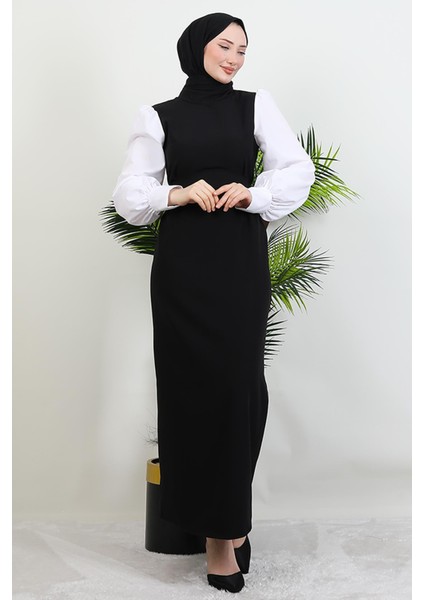 Ekin Tesettür Elbise Siyah fırsatları