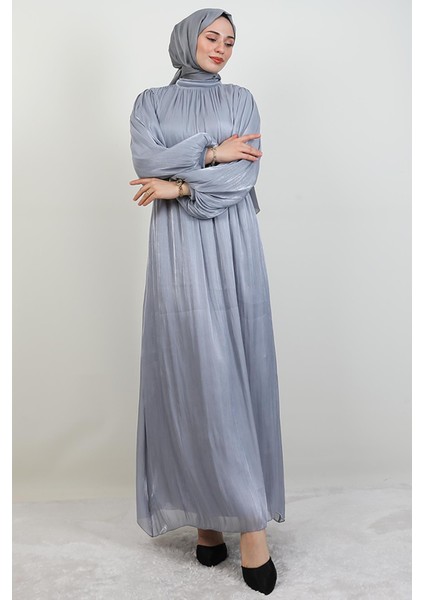 Lidya Tesettür Elbise Gri fiyatları