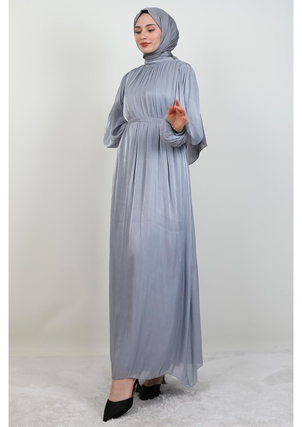 Lidya Tesettür Elbise Gri fırsatları