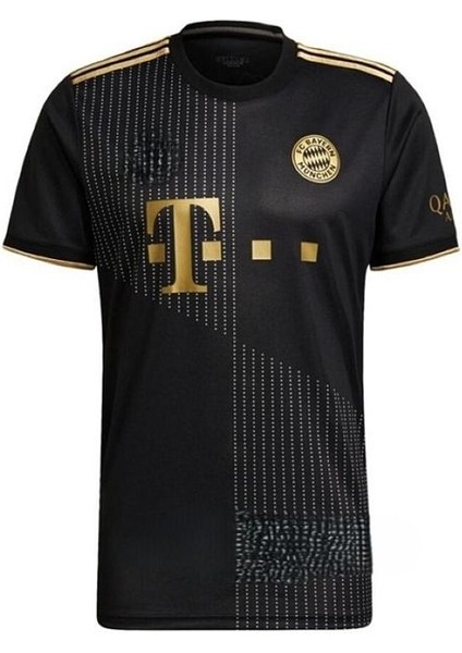 Bayern M,ü,n,i,h, 2021/22 Sezon Gold-Siyah Isimsiz Yetişkin Forması