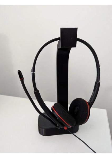 Gamer Kulaklık Standı – Siyah Renk, 23CM Yükseklik, Dekoratif ve Şık Tasarım