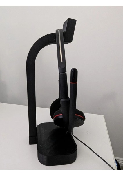 Gamer Kulaklık Standı – Siyah Renk, 23CM Yükseklik, Dekoratif ve Şık Tasarım