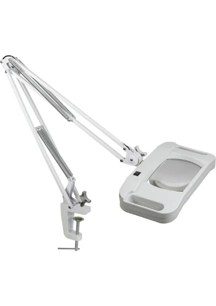 10X LED Akrobat Büyüteç 2X15W 170X113 mm 10 Diopter Mercek LT-86G