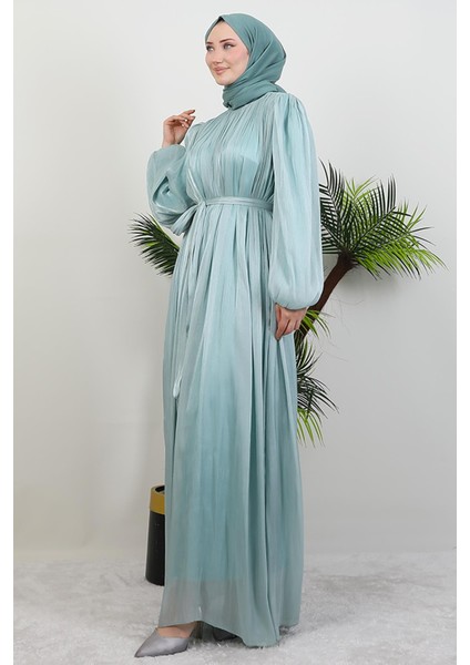 Matem Tesettür Elbise Mint modelleri