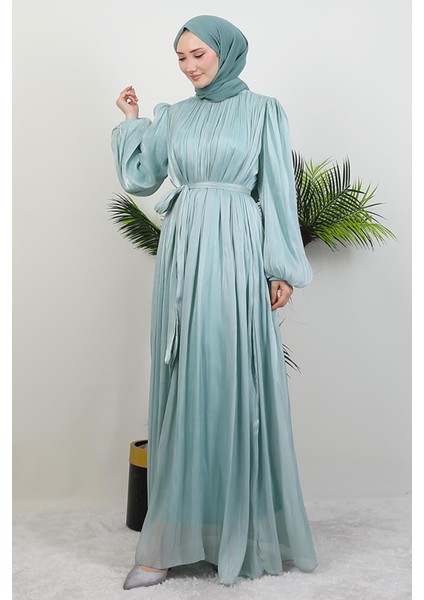Matem Tesettür Elbise Mint fırsatları