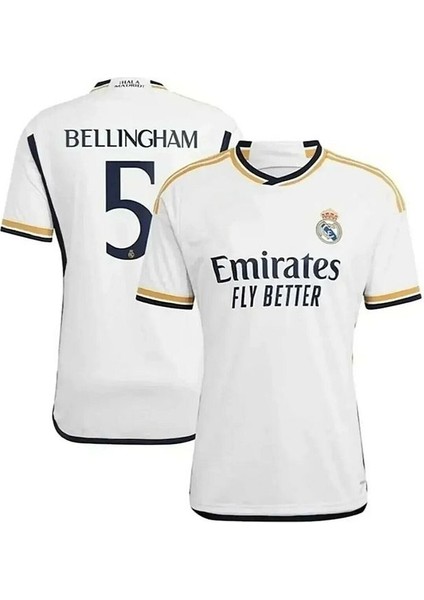 Jude Bellingham 2023-24 Sezonu R,e,a,l, M,a,d,r,i,d, Iç Saha Yetişkin Forması