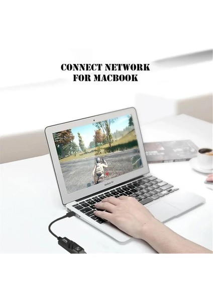Harici Internet 1000 Mbps Gigabit Tip C USB 3.0 Kablolu Ağ Kartı USB RJ45 Lan Ethernet Dönüştürücü modelleri