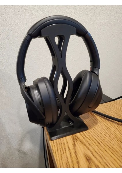 Gamer Kulaklık Standı – Siyah Renk 23CM, Şık ve Düzenli Masaüstü Tasarımı