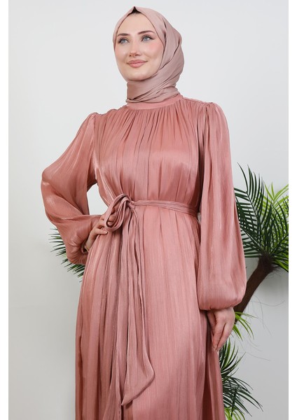 Matem Tesettür Elbise Pembe indirimleri