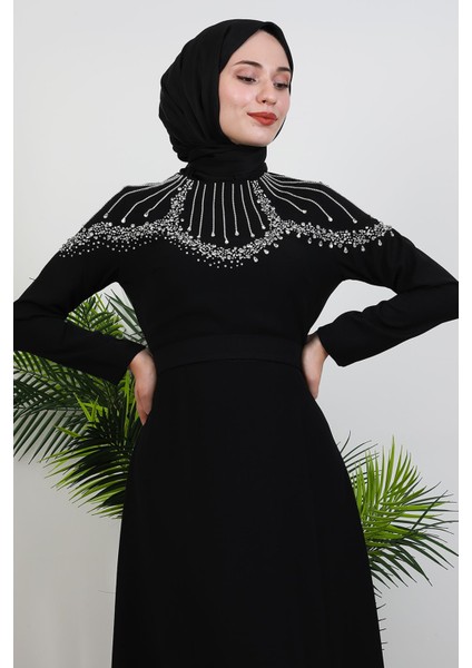 Nisan Taşlı Elbise Siyah indirimleri