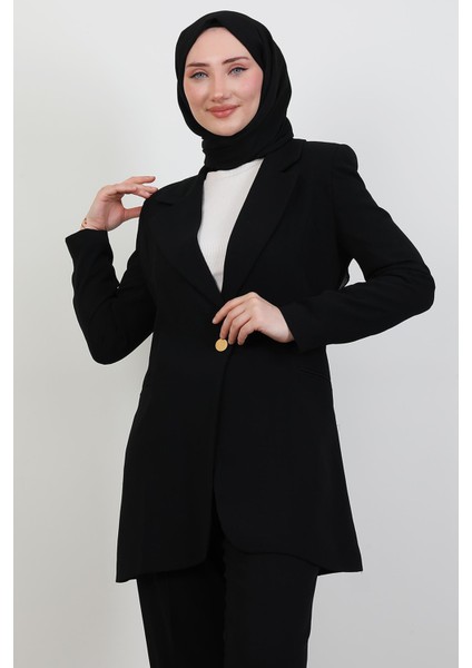 Tek Düğmeli Takım Siyah indirimleri