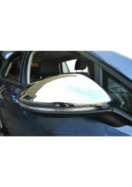 Volkswagen Golf 7 Uyumlu 2013-2020 Krom Ayna Kapağı 2 Parça Paslanmaz Çelik