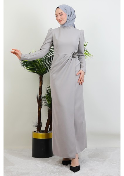 Sedef Güllü Elbise Gri fiyatları