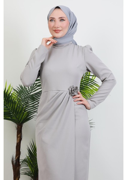 Sedef Güllü Elbise Gri indirimleri