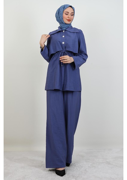 Pervin Pantolonlu Ikili Takım Koyu Lila fırsatları