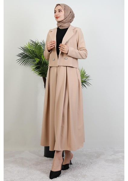 Selen Etekli Takım Krem modelleri