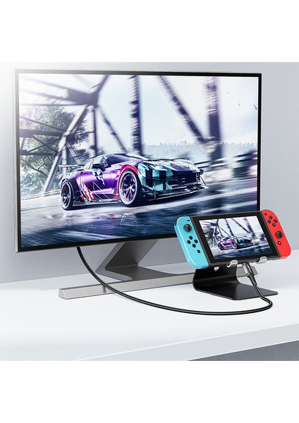 USB-C to HDMI 4K HDR Destekli 1.8 Metre Video Aktarım Kablosu - C1-10 (Acefast Türkiye Garantili)