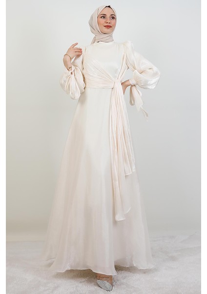 Sümbül Tesettür Elbise Kavuniçi