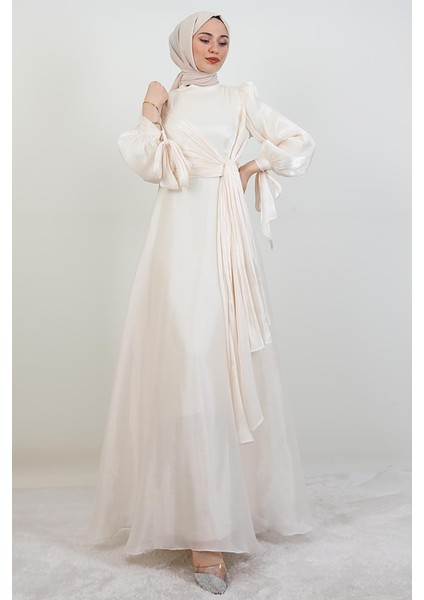 Sümbül Tesettür Elbise Kavuniçi fiyatları