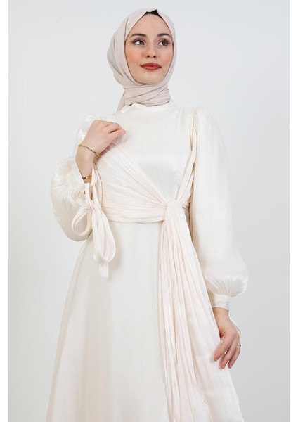 Sümbül Tesettür Elbise Kavuniçi indirimleri