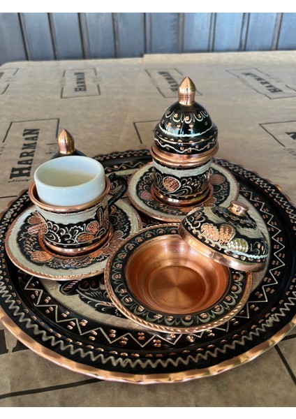 Erzincan Işlemeli Kahve Takımı 2'li
