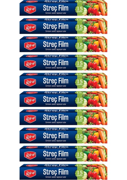 Streç Film Seti 30cm x 15 m 10 Adet